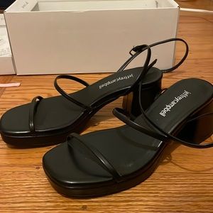 Jeffrey Campbell Orchid Black heels / sandals